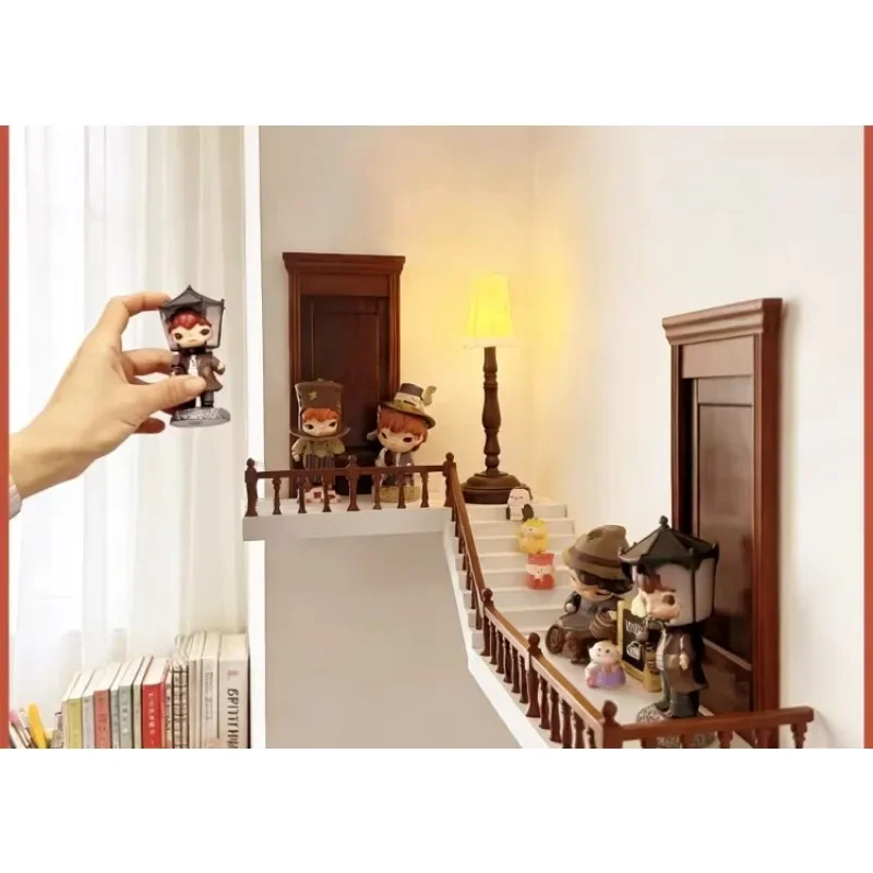 Corner blind box storage display stand Moe grain figure shelf luminous three-dimensional staircase display stand creative micro