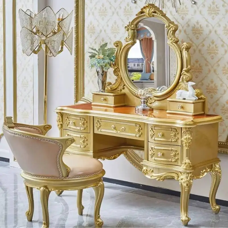 

Minimalist Durable Makeup Vanity Desk Wood Adult Cheap Drawer Makeup Vanity Desk Cheap Vintage Kaptafel Bedroom Furniture