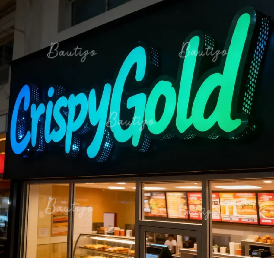 Large Luminous Letters Outdoor Custom Light Sign Logo De Restaurant Lights Led Neon Acrylic Signs Wall Home Business Decorative