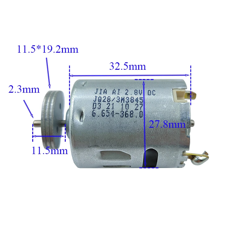 DC 1.5V 2.8V Vibration Motor Micro RS-385 Motor Strong Vibration Vibrating Motor Eccentric Wheel Vibrator