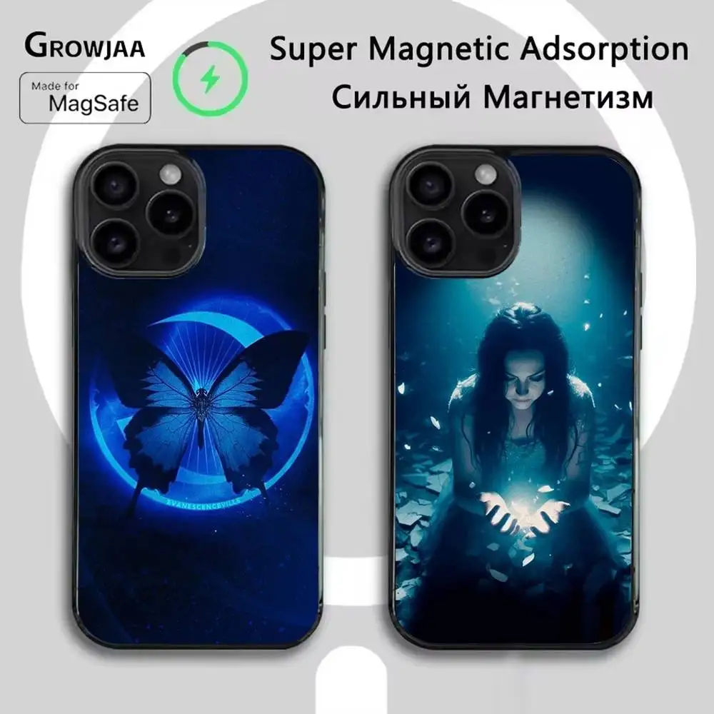 

Amy Lee E-Evanescence Phone Case For iPhone 16e,16,15,14,13,12,11,Plus,Pro,Max,Mini Magsafe Magnetic Wireless Charging