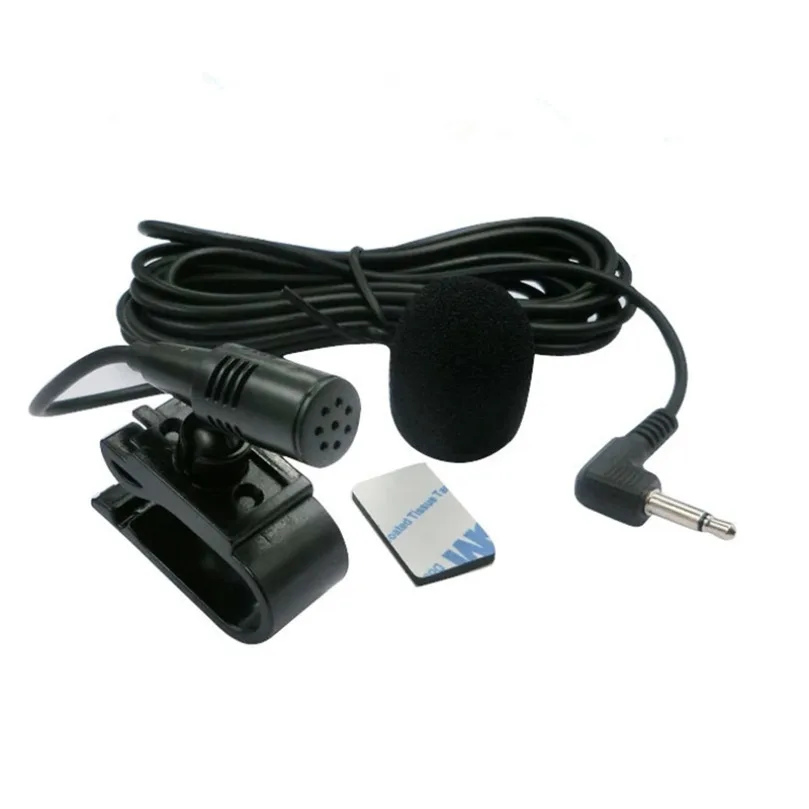 Auto Mikrofon Micro Auto Radio 3,5mm Jack Mic Stereo Mini Verdrahtete Externe Mikrofon Für Auto DVD Radio 3m Lange Mini Microfono