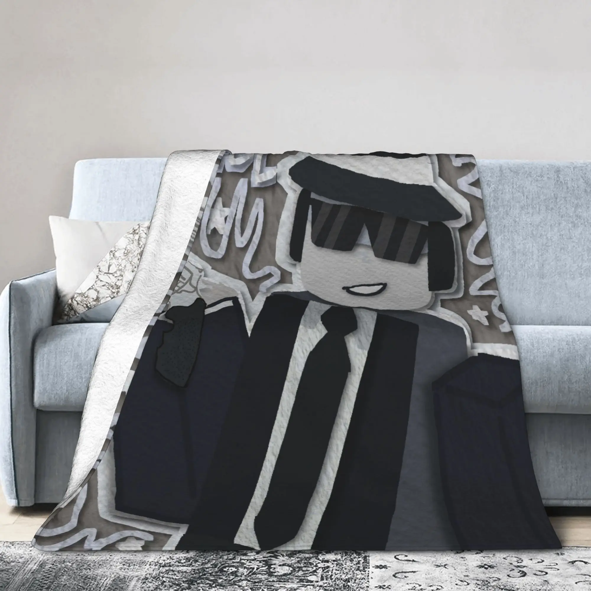 Forsaken Chance Profile Picture Blanket Quality Soft  Throw Blanket Autumn Girls Boys Outdoor Street Trend Bedspread