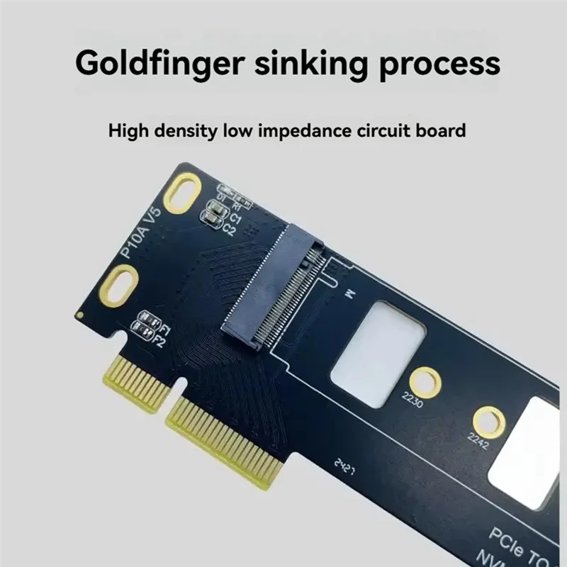 Kartu Adaptor SSD M.2 NVME Profesional PCIE Ke Kartu Adaptor M.2 Mkey NVME Kartu Ekspansi Pcie5.0