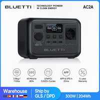 [EU Plug] BLUETTI AC2A 300W 204Wh Portable Power Station LiFePO4 Battery Backup Solar Generator 3,000+ Cycle App Camping RV Life