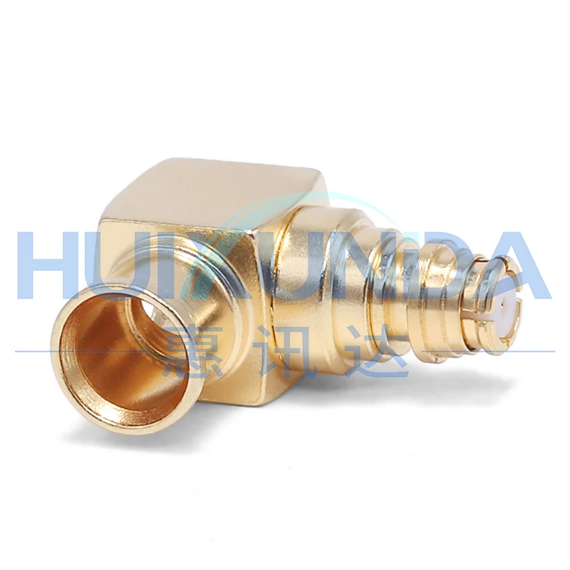 SMP-KWB3 SMP bent female head welding 141/RG402 semi-flexible semi-steel-3 cable SMP female head connector 6G
