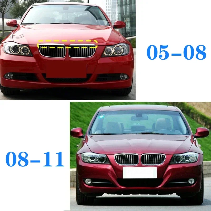 شبكة سوداء لامعة للسيارة المصد الأمامي ، شبكة ABS ، ملحقات شواء السباق ، BMW E90 ، E91 ، 3 سلسلة ، 323I ، 328I ، 335I ، 330I ، 325I ، 05-11