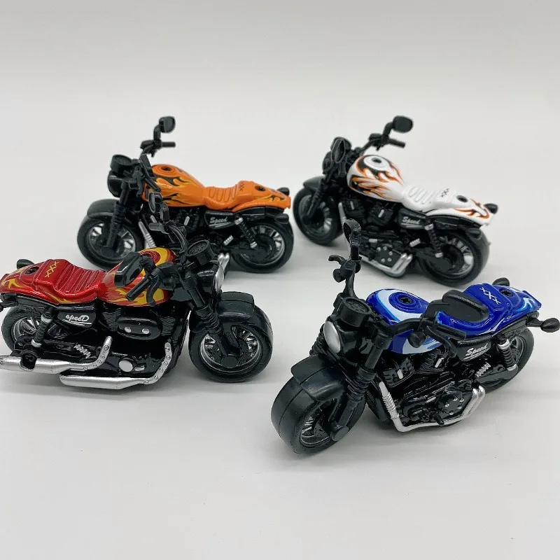 Legering Metaal Kindermotorfiets Speelgoed Statisch Model Displaystuk Zwaar uitgevoerd motorfiets Simulatie Speelgoed Displaystuk
