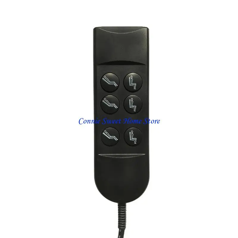 LXAF Electric Recliner Controller Corrax Crand Button Manual Hand Controller 6 Button 5 Pins Doint