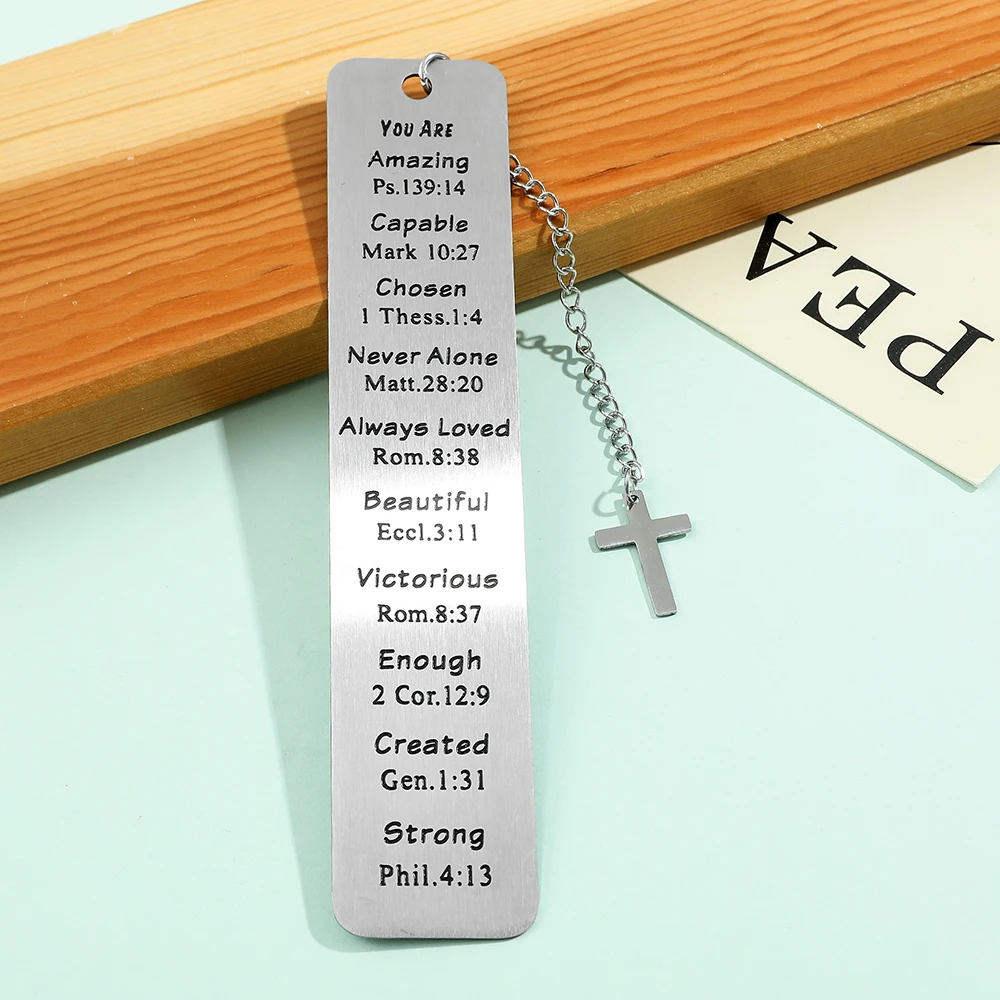 Personalized Book Mark Gift for Book Loves Collection for Good Friends Stainless Steel Metal Bookmarks Stationery Reading Marker