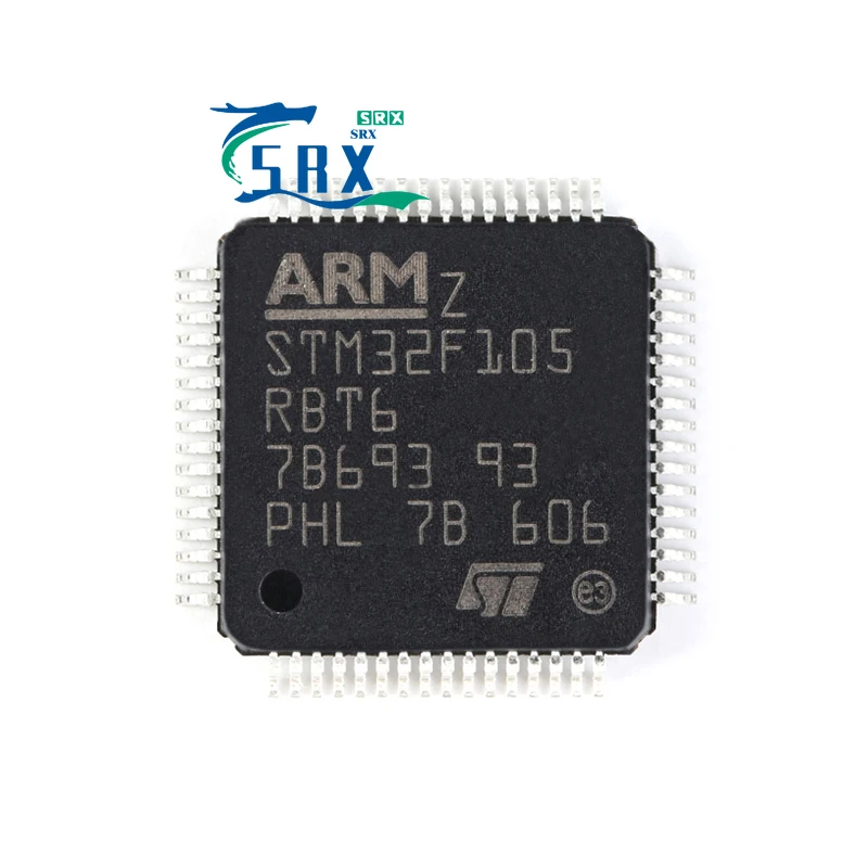 الأصلي حقيقية STM32F105RBT6 LQFP-64 ARM Cortex-M3 32 بت متحكم MCU للطلبات السائبة يرجى الاستفسار