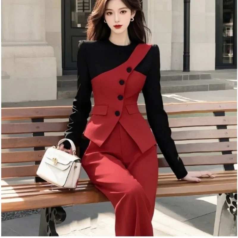 High Quality Good-looking Sets Women's Summer French  Chic Wrapped Hip Skirt New Design Sense Patchwork Belt Fake Two Dresses