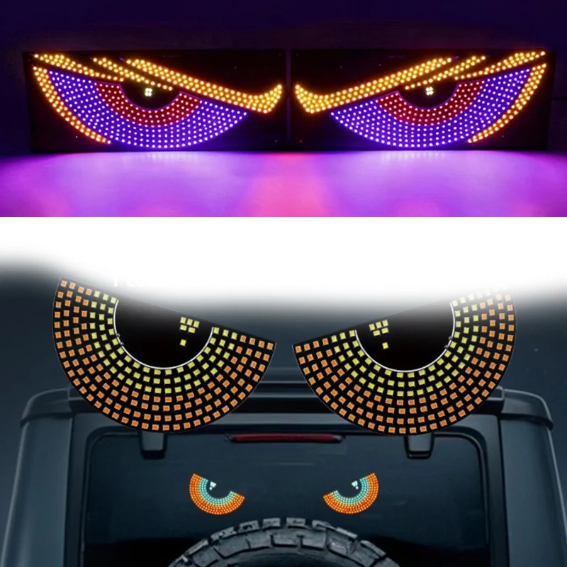 

Car Led Eyes Display Windshield Display Dynamic Demon Eye Decorative Lamp For BMW Cars/Trucks/SUVs