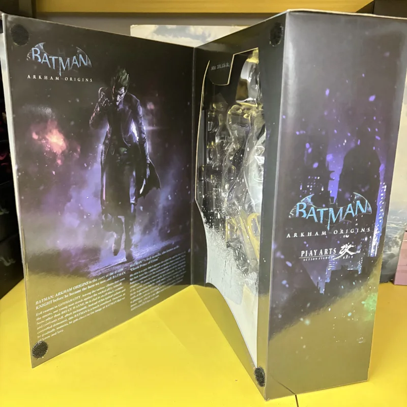 

PLAY ARTS Джокер: Бэтмен Аркхэм Рыцарь Брюс Уэйн Фигурка Коллекционная модель игрушки Украшение Рождественский подарок 25 см Кукла