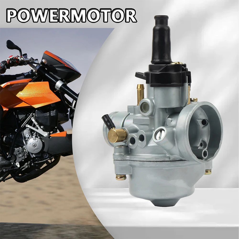 Motorcycle Carburetor 17.5mm for Dellorto PHVA 17.5 Tomos A55 50cc 80cc Carb Moped Scooter Motocross Dirt Pit Bike Accessories