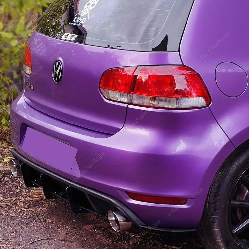

Для VW Golf 6 MK6 GTI 2009-2013 комплекты кузова хэтчбек тюнинг черная отделка автомобильный задний бампер диффузор флаг спойлер сплиттер аксессуары