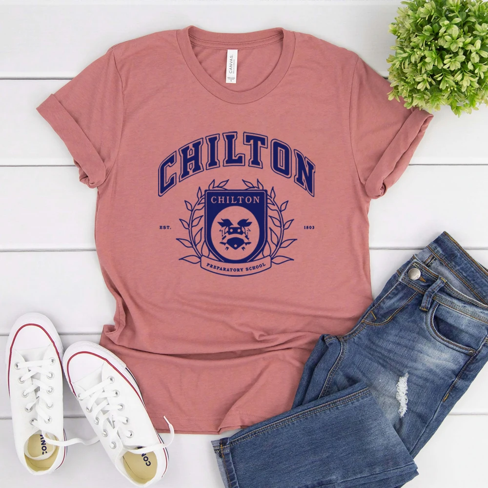 Gilmore Girls T-shirt Chilton School Chilton Est 1803 Shirt G Girls Rory Chilton Alumni Tees Short Sleeve Tv Shirts Fans Merch