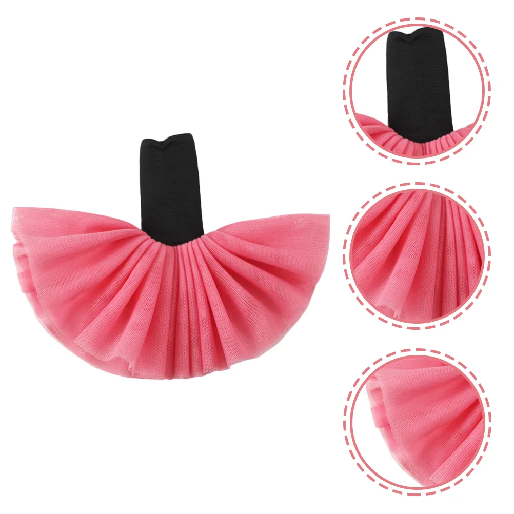 2 Pcs Costume Wear-resistant Ballet Skirt Suit Dollhouse Dress up Clothes Small Reusable Fashion