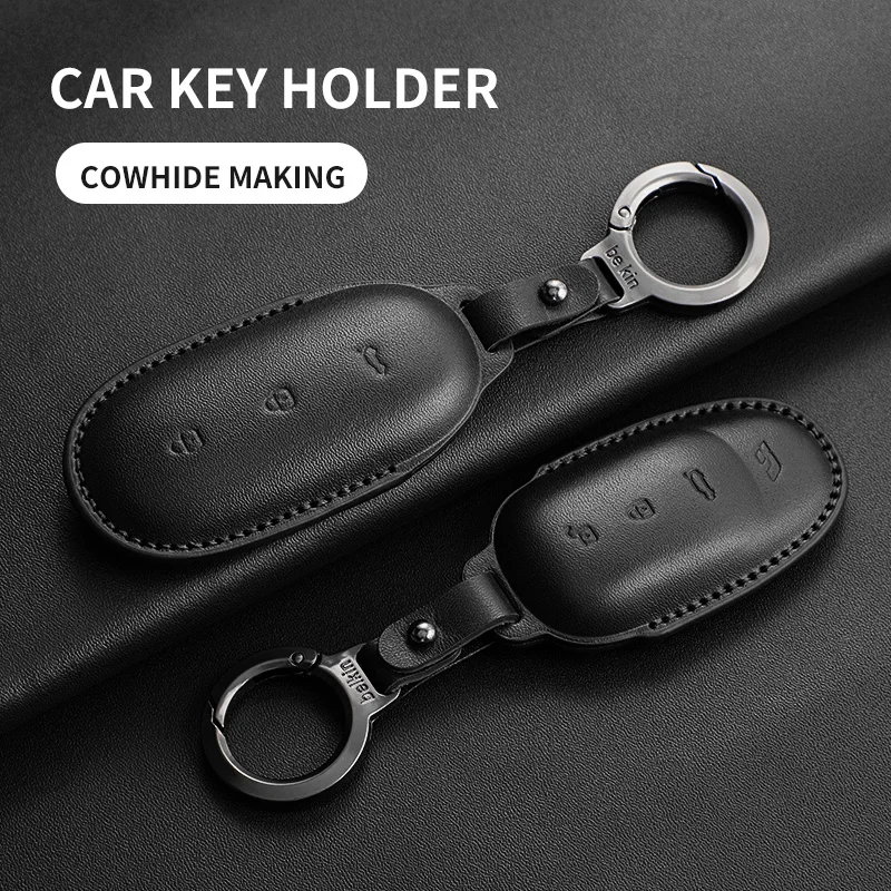 

For lixiang Li L6 L7 L8 L9 Lixiang ONE Car Key Protection Shell Leather Car Key Case Cover
