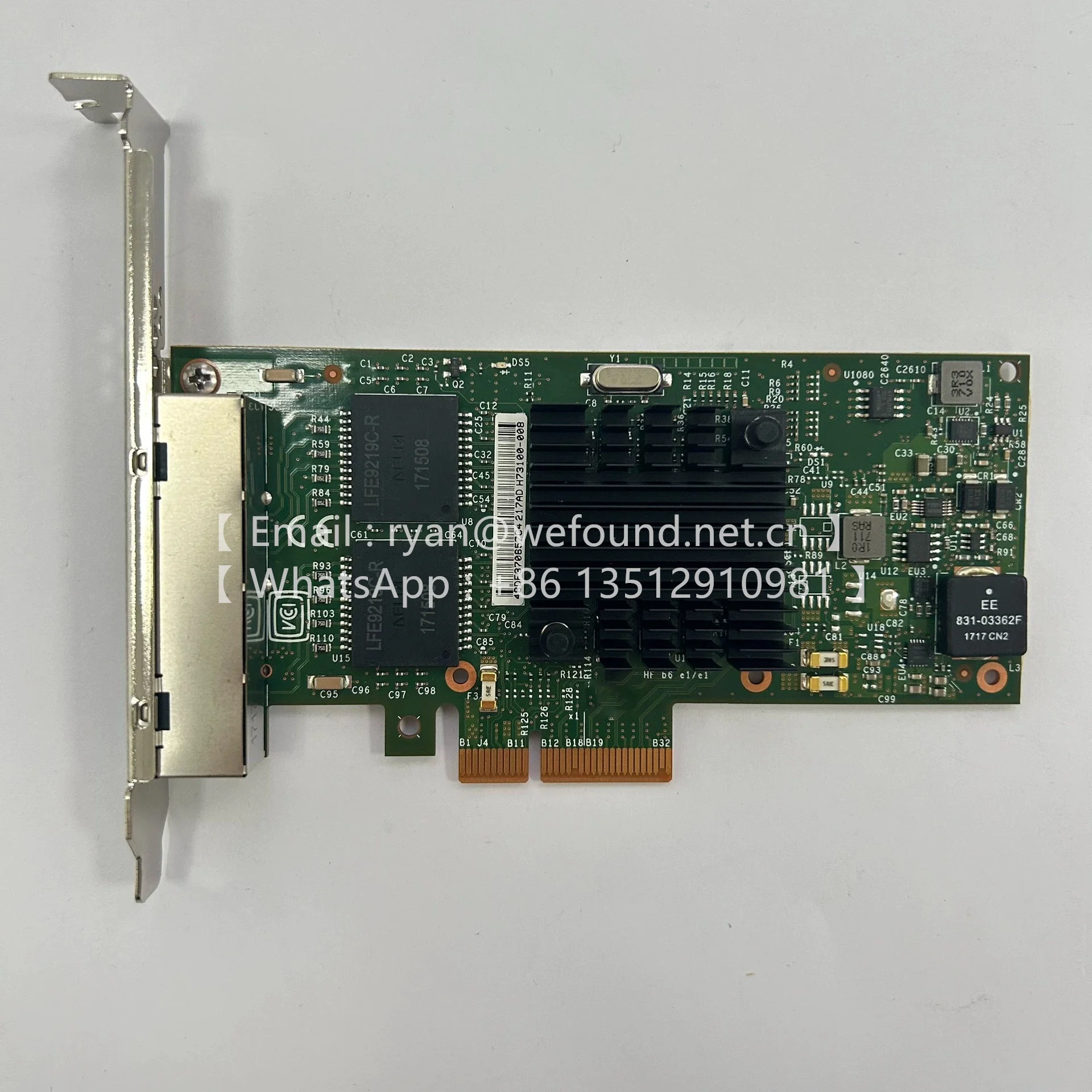 

811546-B21 Адаптер Ethernet 1 ГБ 4-портовый BASE-T I350‐T4V2 366T 816551 811544-001