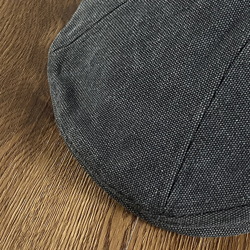 Men\'s Blue Berets Summer Spring Cotton Flat Cap Male Classic England Breathable Duckbill Hat New Cabbie Cap Unisex NZ293