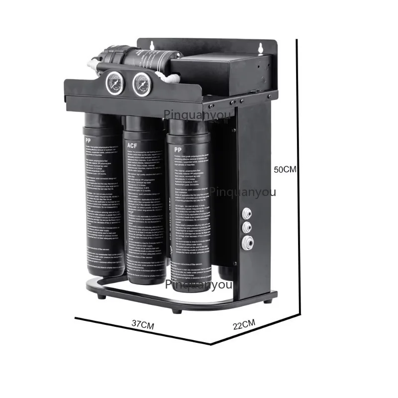 Fit 600GPD RO System with Alkaline Mineral KDF Purifier Electric Water Filter Reverse Osmosis for Home Use Sink OEM
