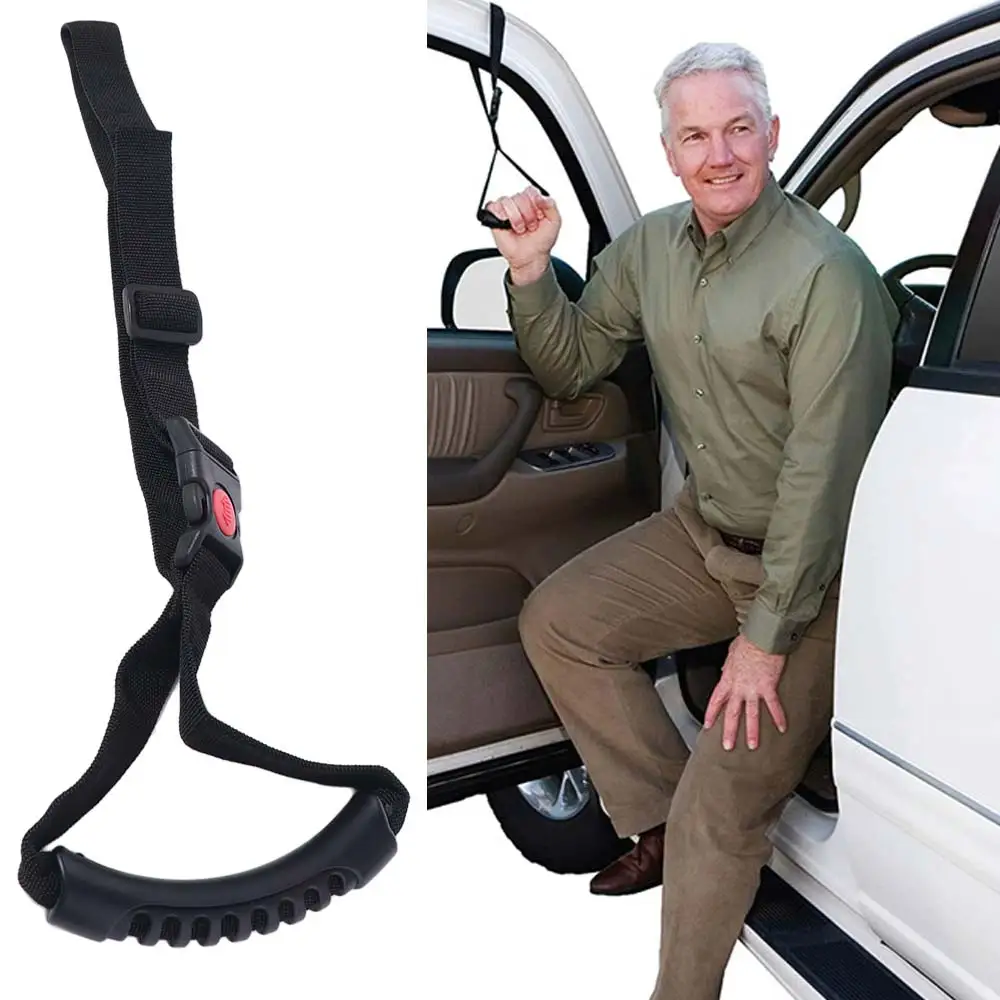 ارتداء مقاومة سيارة مساعد مقبض حزام Burliness قابل للتعديل سيارة الدائمة المعونة انتزاع مقبض السلامة دائم انتزاع مقبض حزام #4