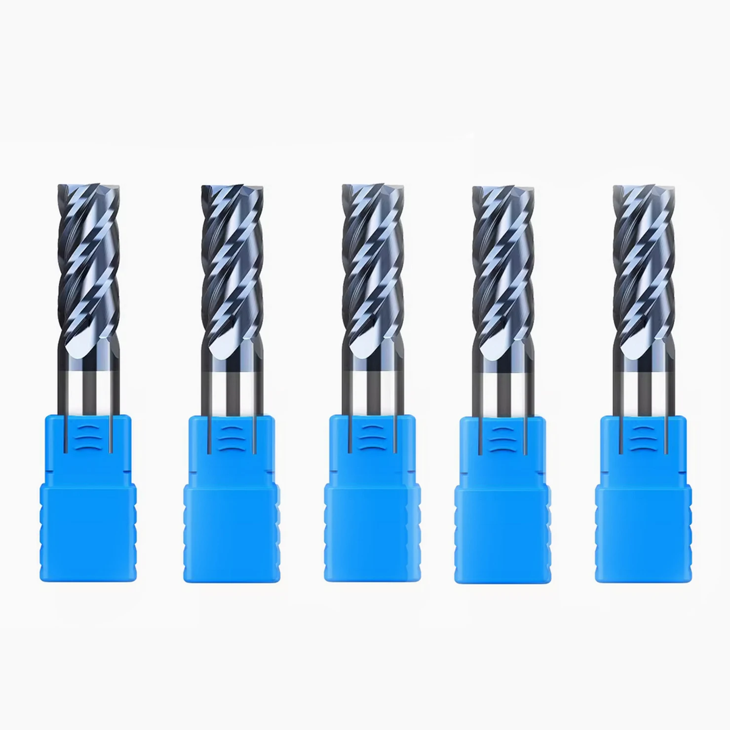 

5PCS HRC45 D12*30*75L Carbide Square End Mill Bits Set, Tungsten Steel End Mills Bits Cutter, Carbide End Mills for Alloy Steels