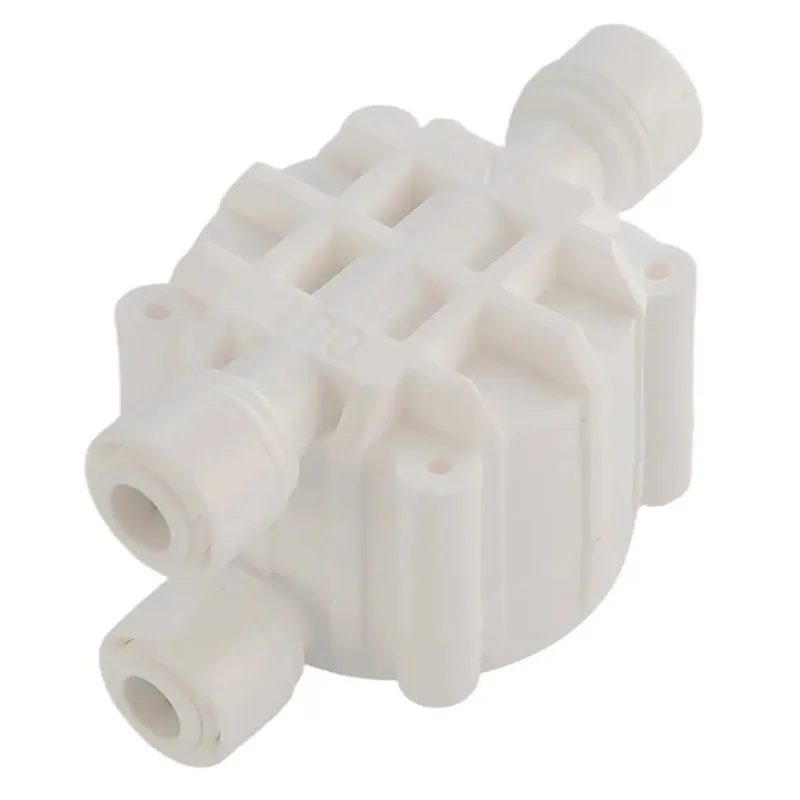 

1/4" Tube Auto Shut Off 4 Way Valve Quick Connector Fit For RO Reverse Osmosis System