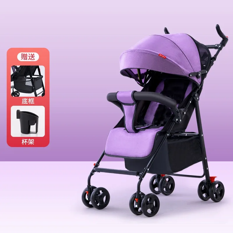 Baby strollers c, ultra-light, portable, simple shock absorbers, baby umbrella carts, folding children's strollers.