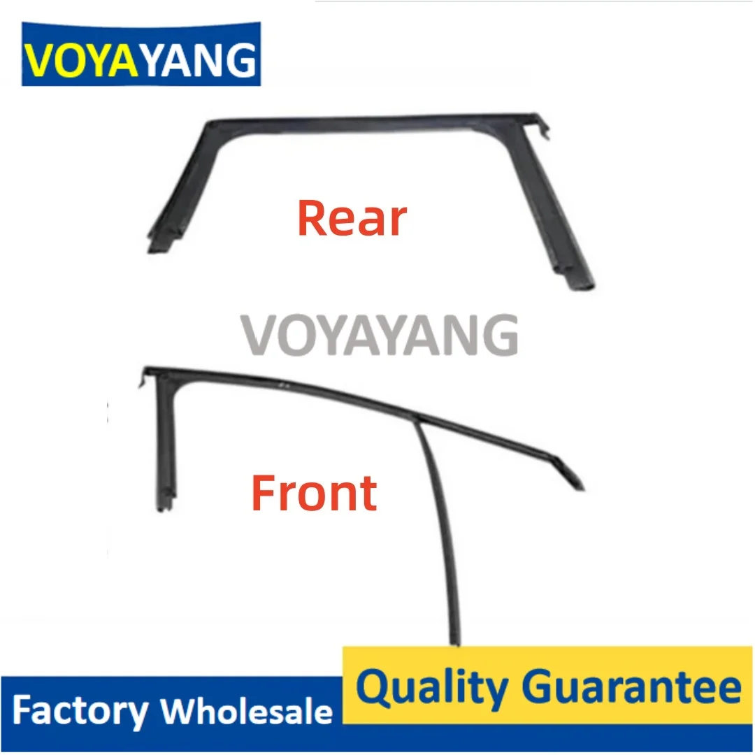 9678120880G 9678120780D Car Front Or Rear Window Upper Rubber Strip Sealing For Peugeot2008 Glass Lifter Guide Groove Mud Trough