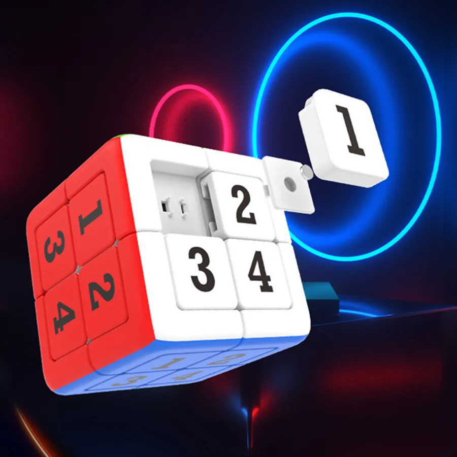 Yuxin 2x2 3x3 Anzahl Magnetische Puzzle Cube kinder Puzzle Magnetische Cube Cubo Magico Puzzle Spielzeug für Kinder Kinder Geschenk Spielzeug