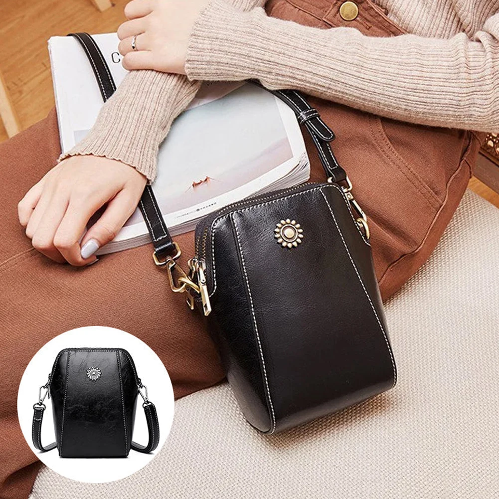 Women Small Crossbody Bag Soft Leather Handbag Shoulder Bags Large Capacity Tote Bag For Gift