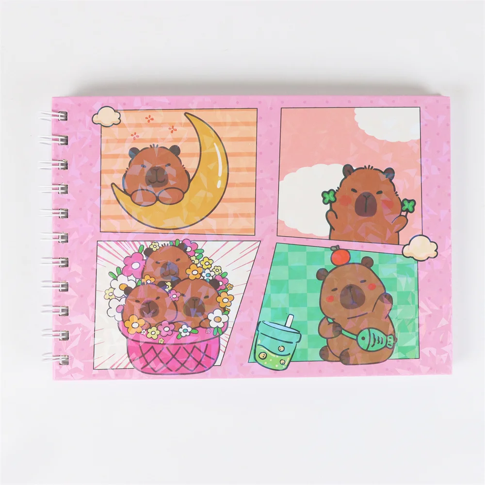 

Книжка-раскраска Capivara COZY & CUTE, книжка-раскраска для взрослых и подростков с очаровательными жуткими существами, подарок для рисования