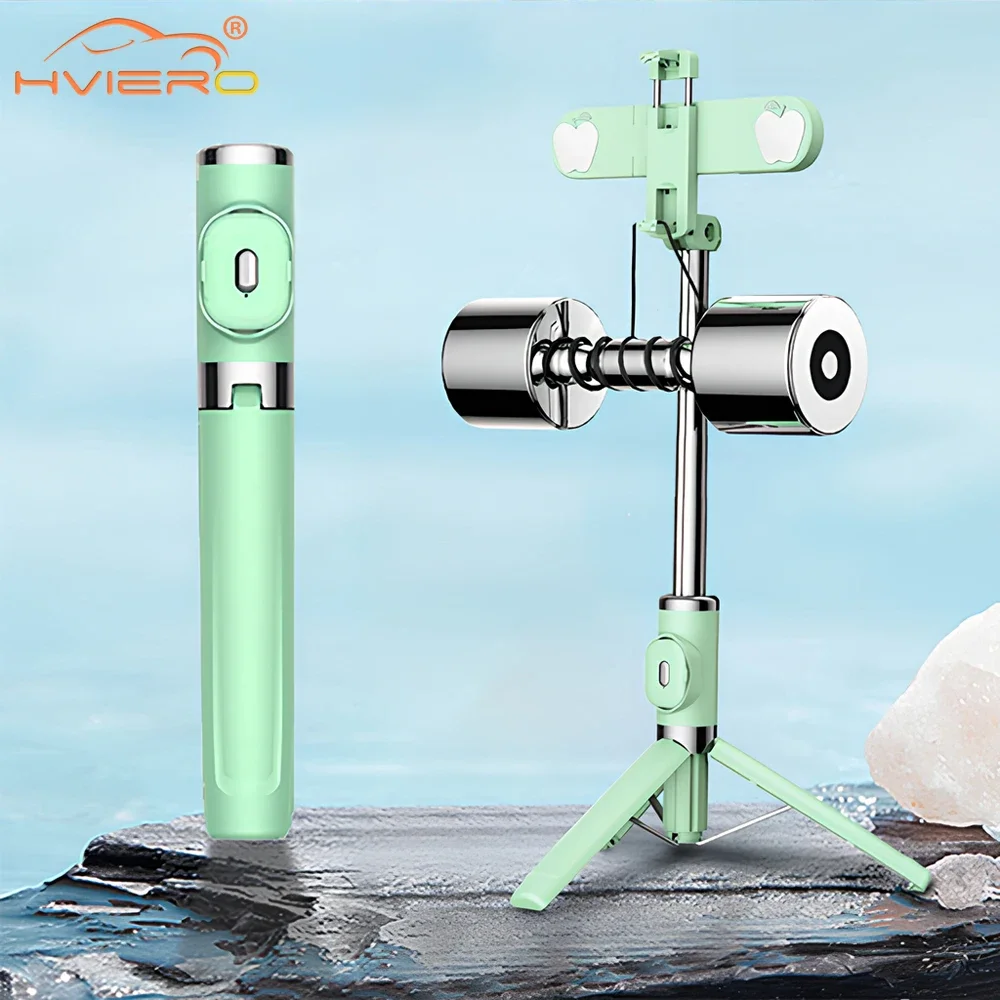 Phone Mini Selfie Stick Bracket Bluetooth Multi-function Remote Control Mobile Dual Fill Light Live Camera Tripod Support Steady