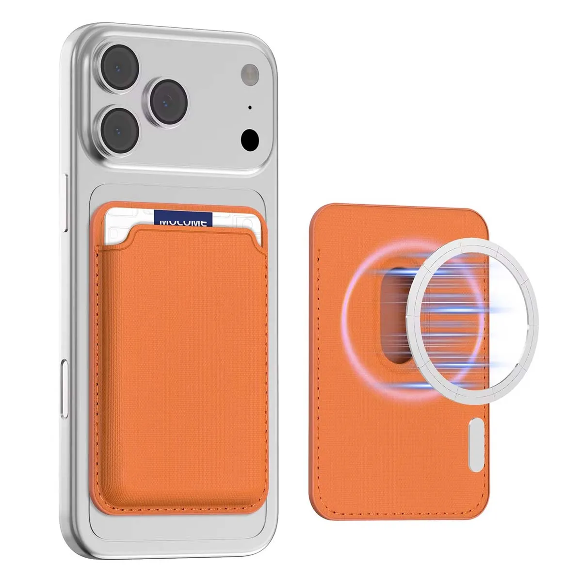 Luxury Leather For Magsafe Wallet Card Holder For IPhone 15 17 13 16 Pro Max S25 Ultra Case Magnet Phone Bag Accessories Cover