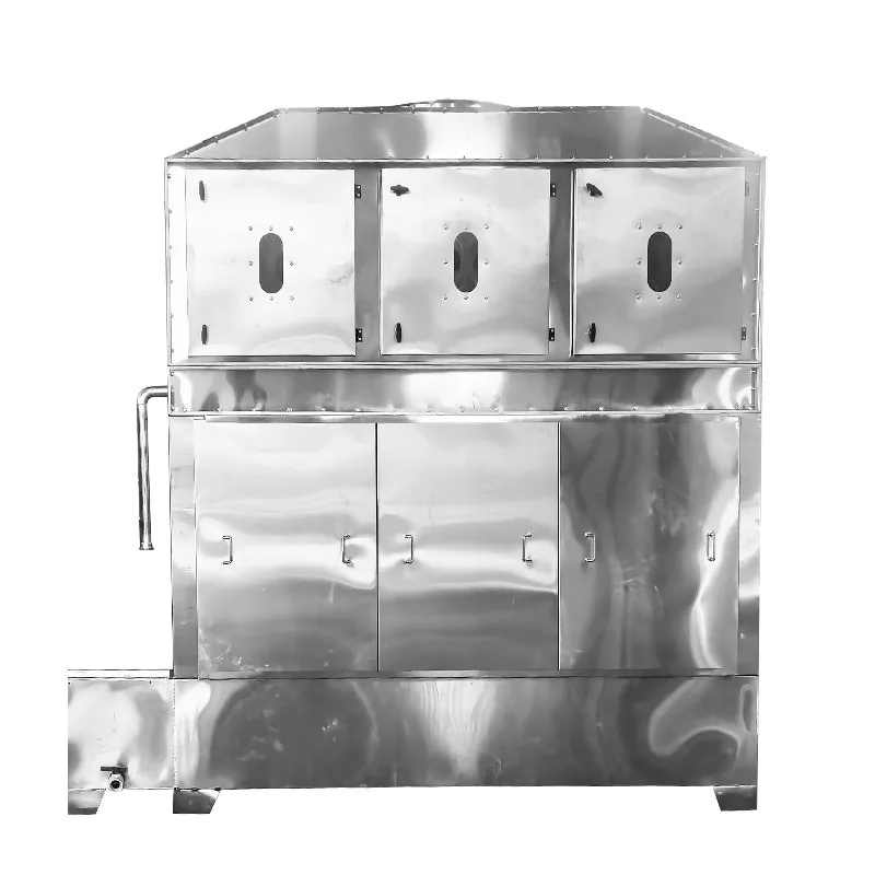 Stainless Steel Cyclone Hybrid Scrubber Square Spray Tower For Paint Fume Exhaust Gas Purification