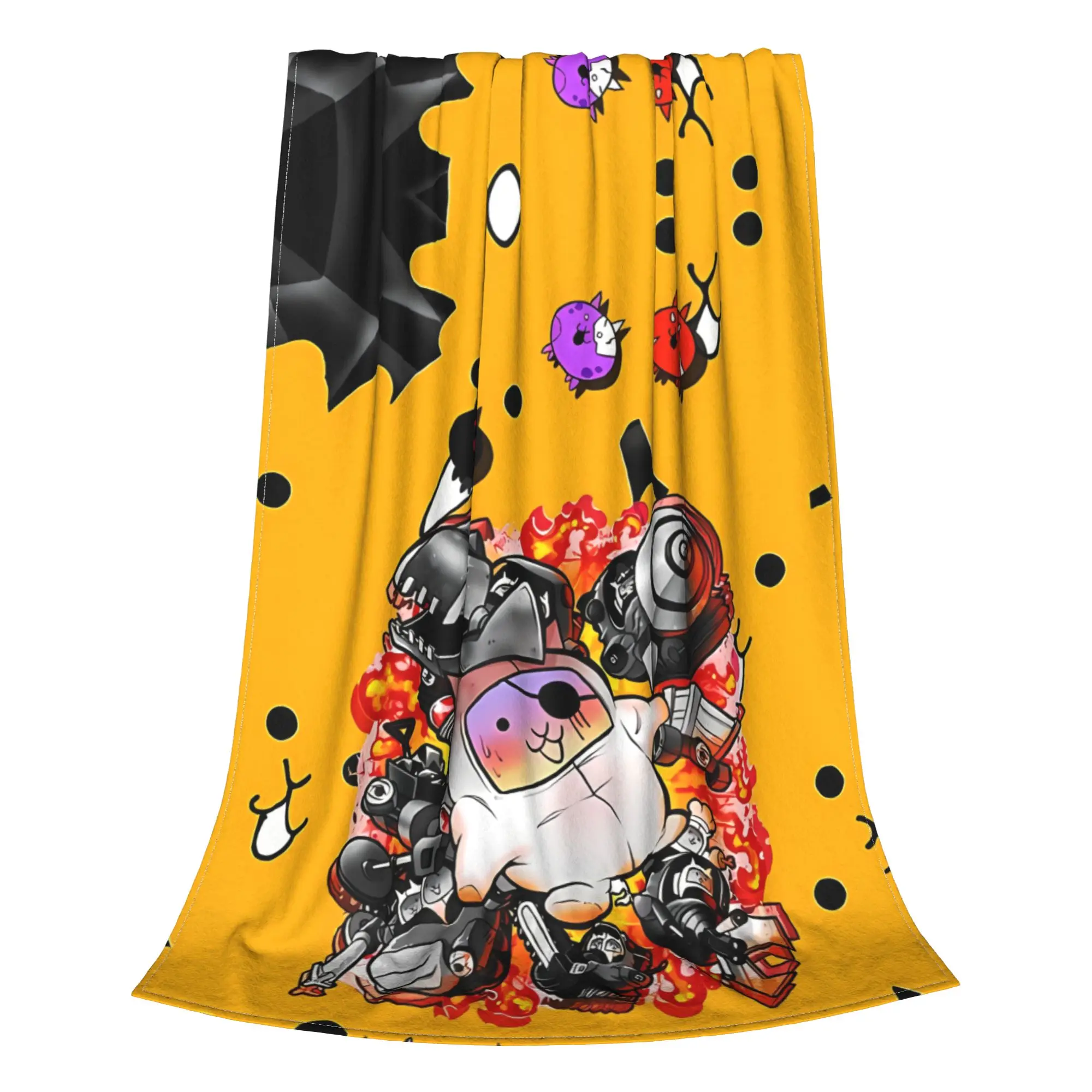 1PC Home Cutecore Subterra Guardians The Battle Cats Blanket Super Cosy Plush Home Living Room Sofa Halloween