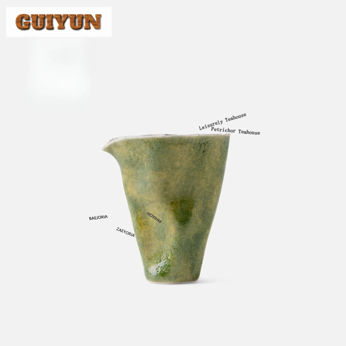 Jarra de té verde Kiln Fambe Shino de 120ml, dispensador de té Cha Hai, taza de justicia doméstica, taza de distribución, suministros para ceremonia del té, regalo