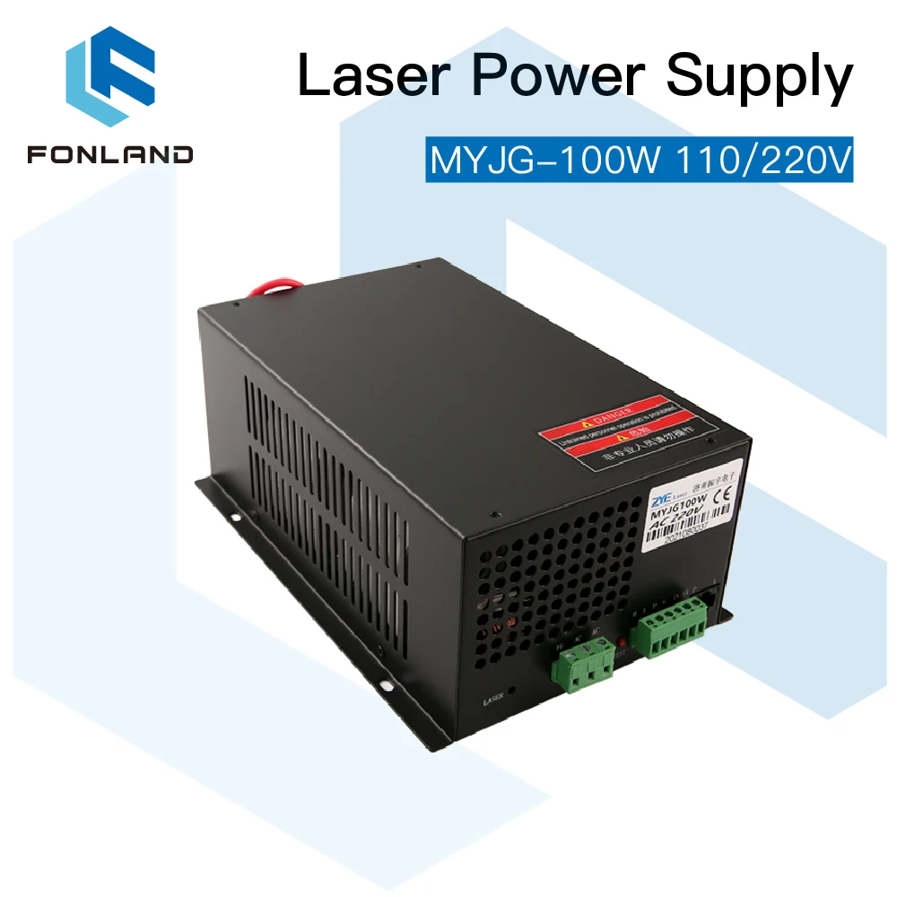 Fonland 100W CO2 Laser Power Supply Replacement for RECI CO2 Laser Tube Engraving Cutting Machine MYJG-100W Category