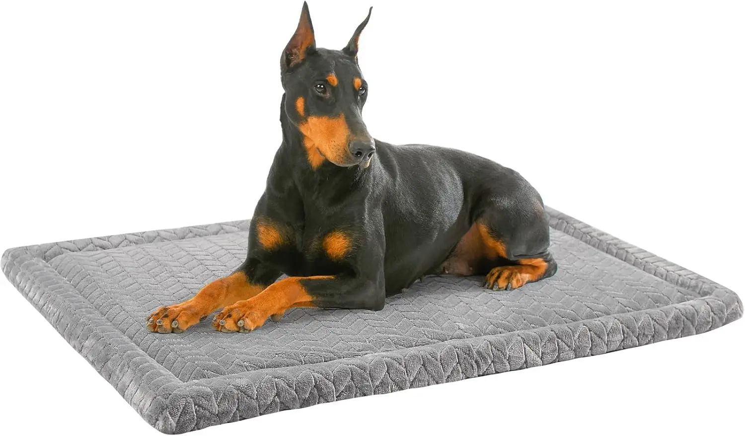 

Подстилка для собачьей клетки 48 x 30 дюймов, моющийся коврик для клетки для собак очень большого размера, противоскользящая подстилка для собачьей клетки/вольеры, Dura