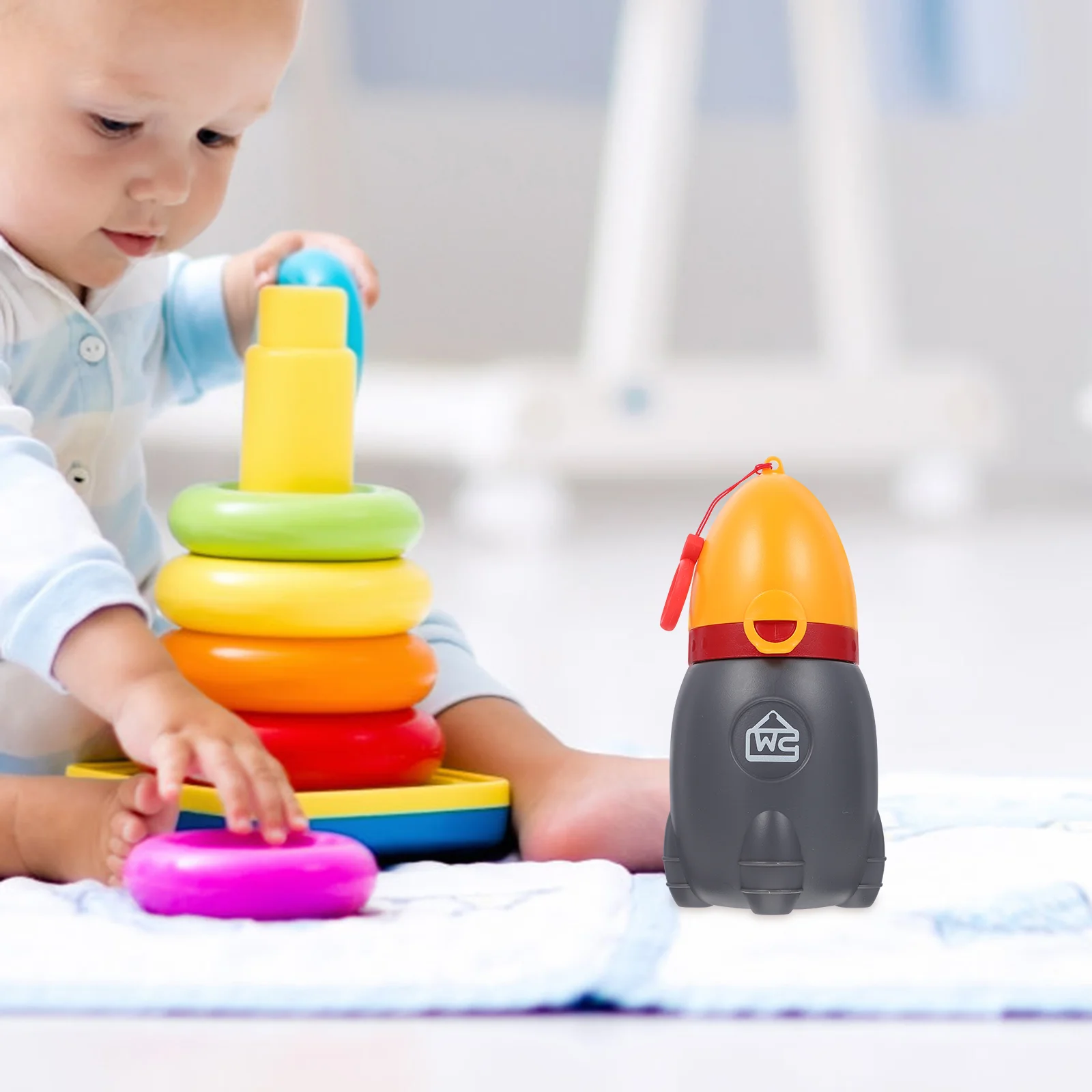 Orinal portátil para coche, orinal de viaje para niños, inodoro de emergencia, taza para orinar, Gel de sílice