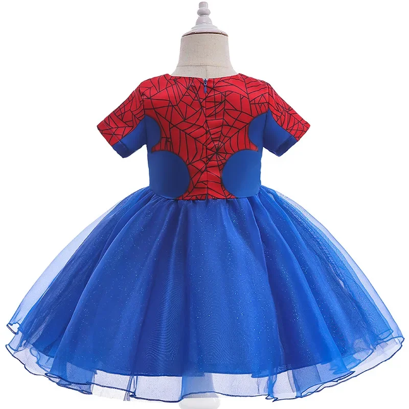 أنيمي جوين ستايسي العنكبوت زي الاطفال فتاة لطيف فستان قصير الأكمام مع كيب عباءة هالوين كرنفال ملابس للحفلات للأطفال