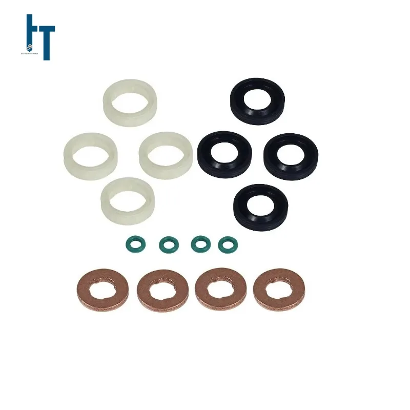 1982A0 198185 Fuel Injector Seal Washer O-Ring Kit for 1.6 HDI Peugeot Citroen Mini 1609848280 1609848080 189173 189170 198299 - Image 2