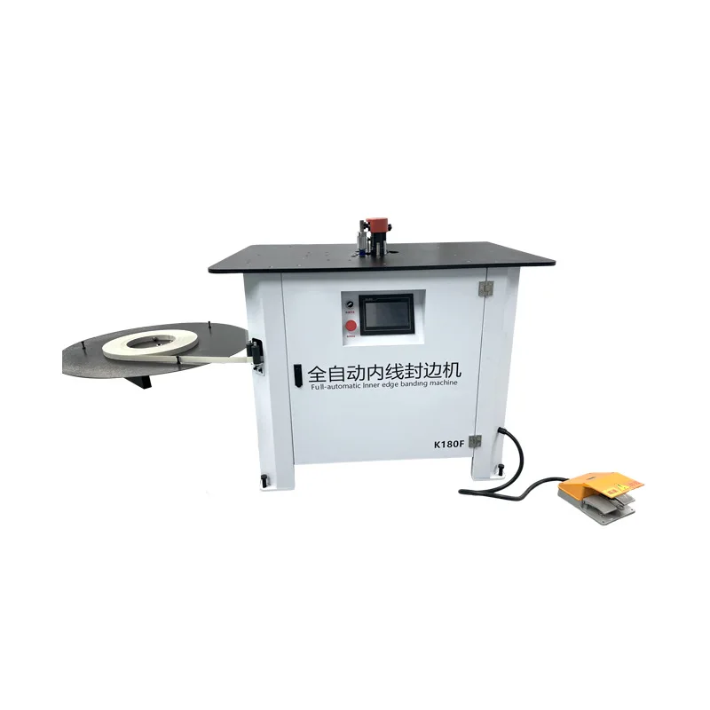 Customized automatic internal edge banding machine, woodworking home improvement permanent curved straight