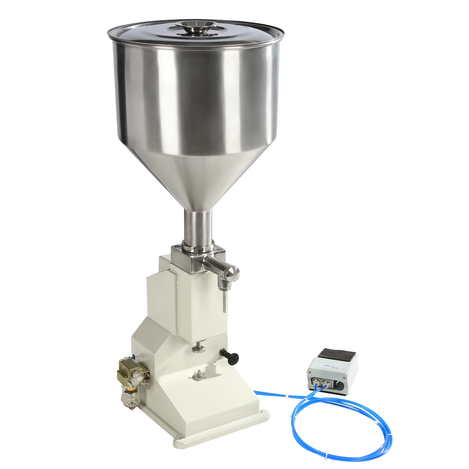 A02 Pneumatic Liquid Paste Filling Machine Bottler Filler Oil Milk Filler 5-50ml