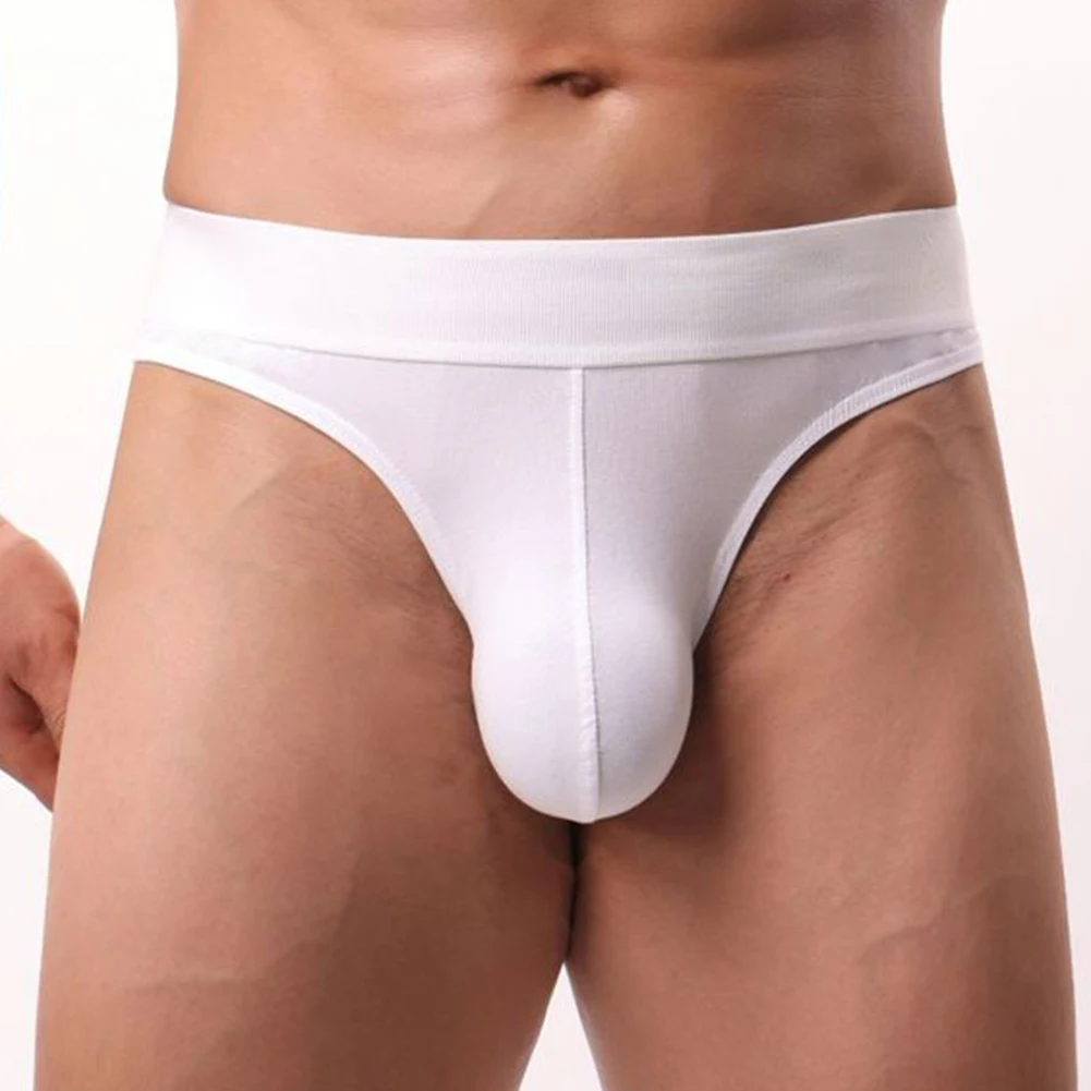For Daily Wear Bulge Pouch Men's G-String Black,Gray,White,Purple,Green Men's Underwear With Breathable Fabric