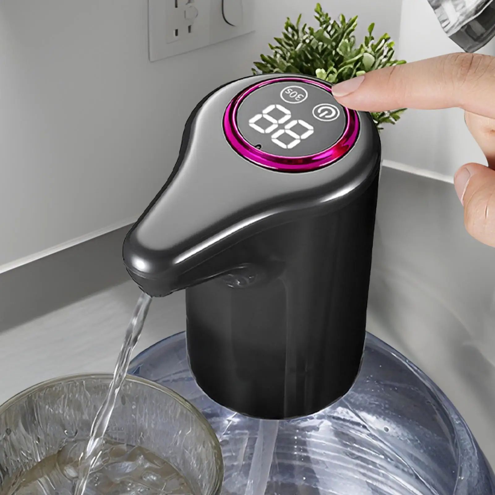 Automatic Intelligent Household Bottled Purified Water Dispenser Electric Water Dispenser Pump USB Charging Wireless Water Pump