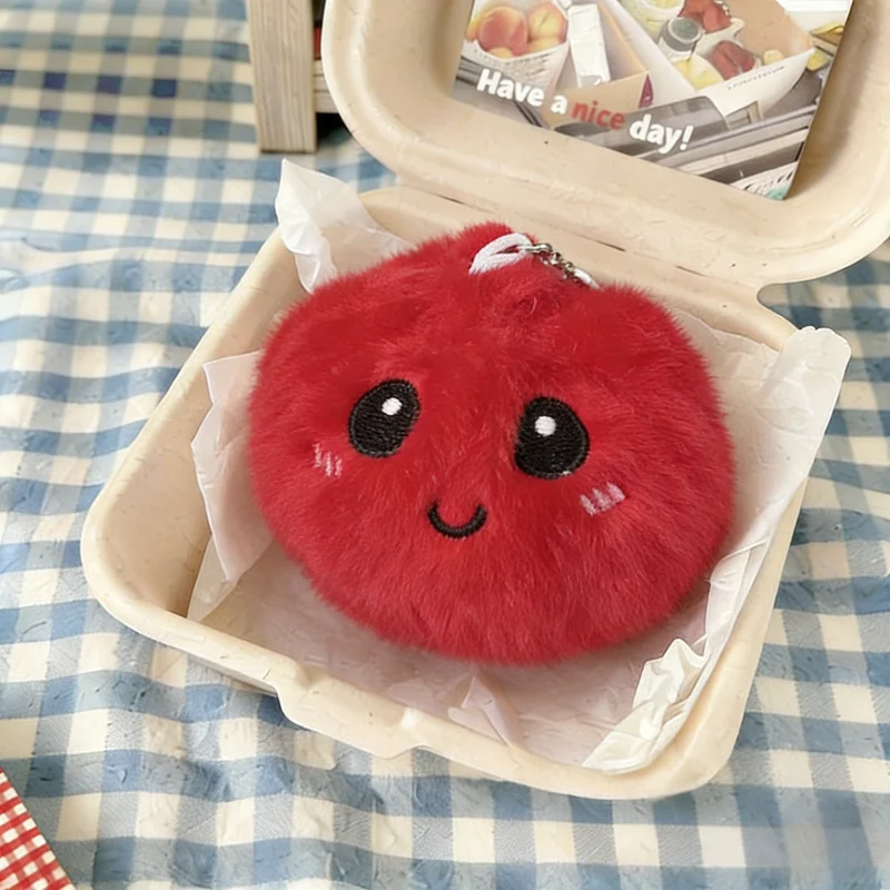 Neue Lustige Lebensmittel-Plüschtiere: Baozi-Knödel-Anhänger, Weiche Cartoon-Puppe, Niedlicher Kinderbegleiter, Kreative Raumdekoration, Schönes Geschenk