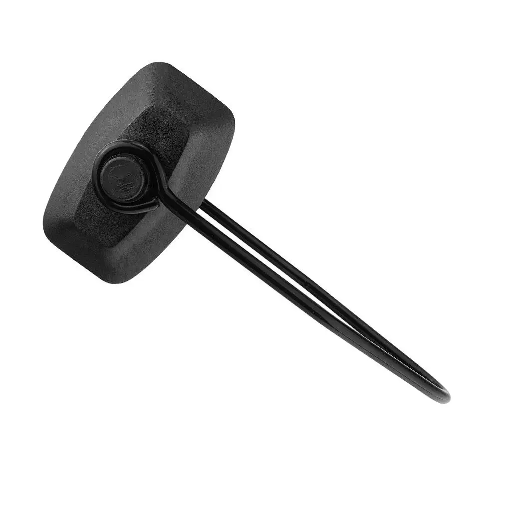 Rectangular Ear Muff Engine Flusher Large Black Cup Outboard Engine Water Flush Hose Fitting for Marine Motor Maintenance